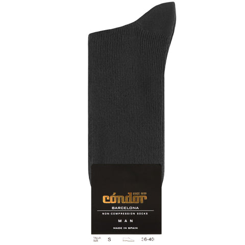 Mens Condor Modal Long Black Socks