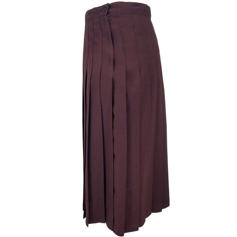 Uniform Skirt Maroon