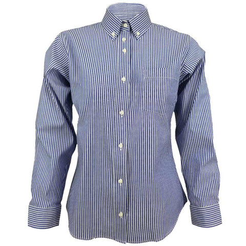 Uniform Shirt Navy Stripe