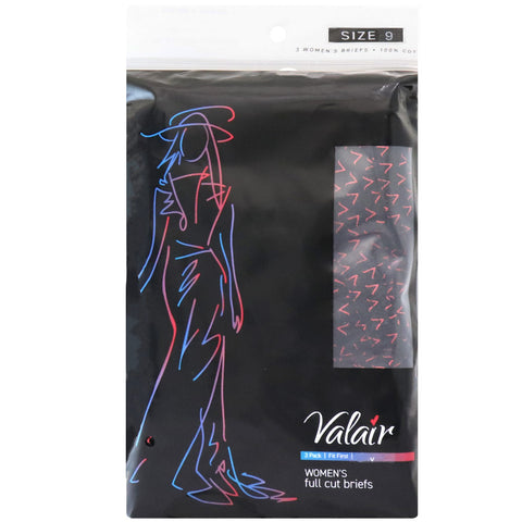 Ladies Valair Printed Panties - 3 Pk.