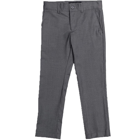 Boys Armani Regular Fit Shabbos Pants M. Grey / 2 Shabbes -