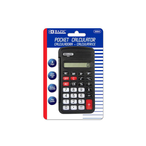 Bazic Calculator with Flip Cover