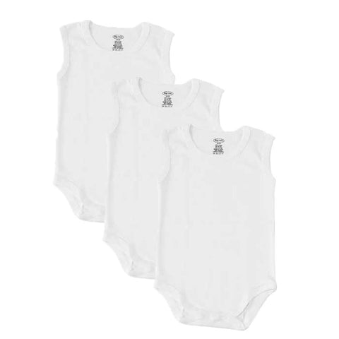 Baby Big Oshi Sleeveless Undershirts - 3 Pk.