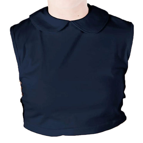 Girls Blooks Round Collar T-Shirt Dickey Navy / 10