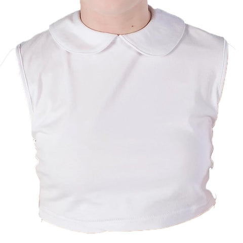 Girls Blooks Round Collar T-Shirt Dickey White / 4