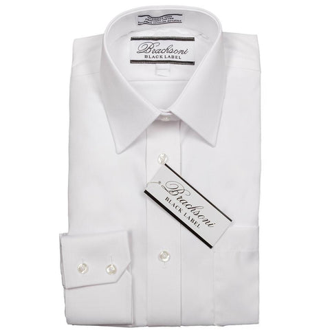 Brachsoni Black Label Mens Shirt Slim - Double Button / 14.5 32-33 Shirts