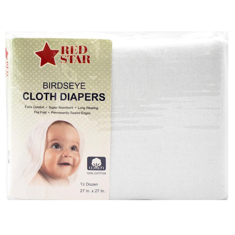 White Babies Diapers - 6 Pk.