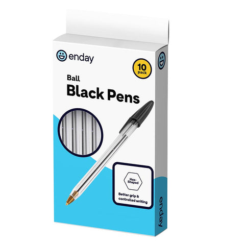 Black Pens - 10 Pk.