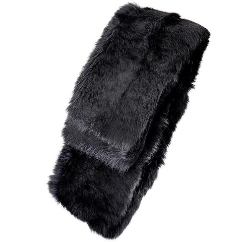 Men's Real Fox Fur Scarf Collar Winter Neckerchief Wraps Double
