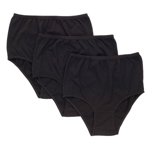 Ladies Gemsli Panties - 3 Pk. Black / 10