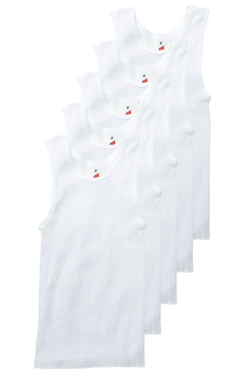 Toddler Hanes Sleeveless Undershirts - 5 Pk. Boys