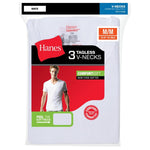 Mens Hanes V-Neck Undershirts - 3 Pk.