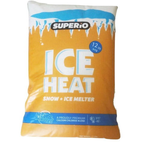 Superio Ice Salt 12 Lb. Bag Winter Items