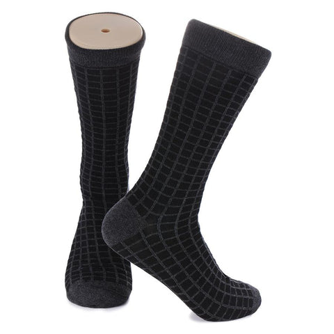 Mens Marino Modal Squares Socks