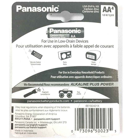 Panasonic AA Batteries - 4 Pk.