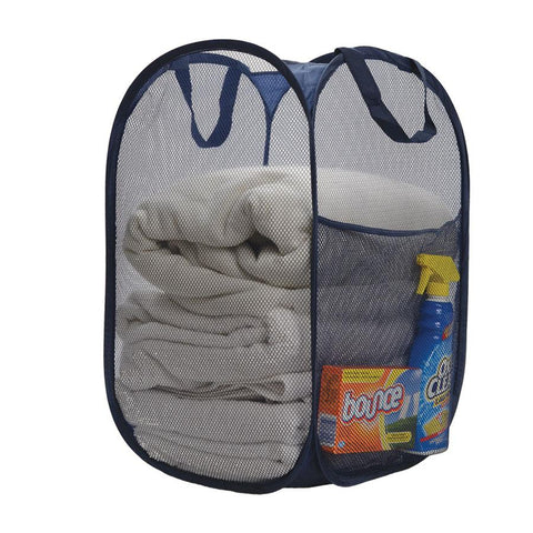 Popup Mesh Hamper Blue Summer Items