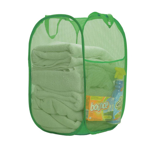 Popup Mesh Hamper Green Summer Items