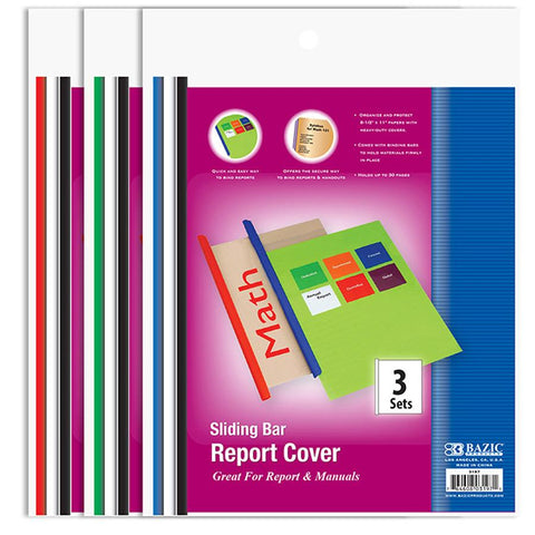 Report Covers - 3 Pk. Paper Protection