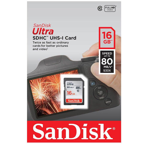 Sandisk Ultra 16Gb Sd Card Summer Items