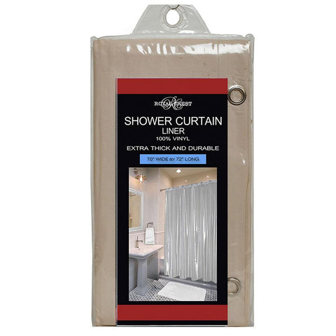 Ivory Shower Curtain Liner