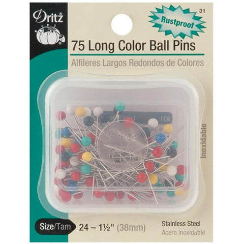 Stick Pins Size 24 - 75 Pk. Sewing