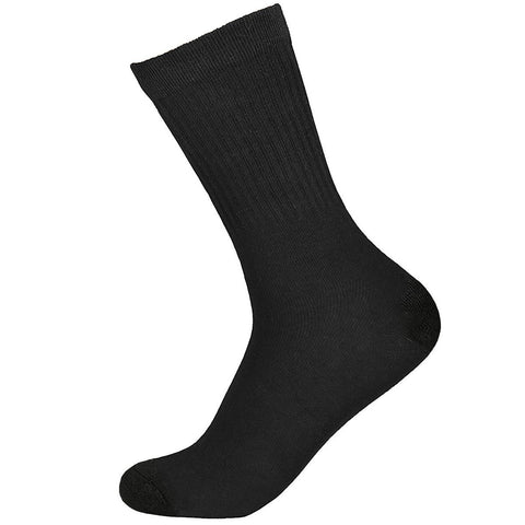 Boys (The Right Fit )Topfit Socks - 3 Pk. Black / 6-7