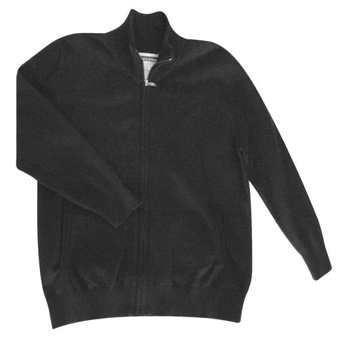 Mens Cotton Zip-Up Sweater Sweaters